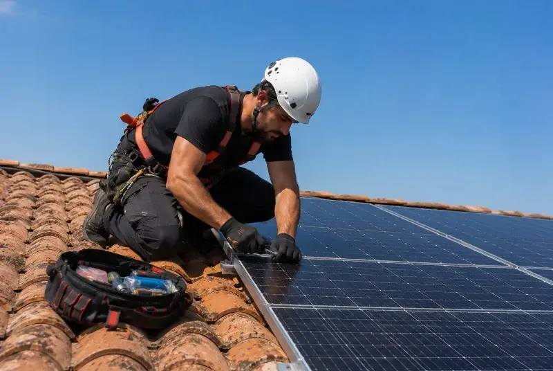 Maintenance et monitoring de panneaux solaires à Uchacq-et-Parentis
